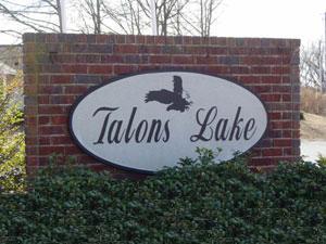 Our subdivision entry sign. Welcome, home.
